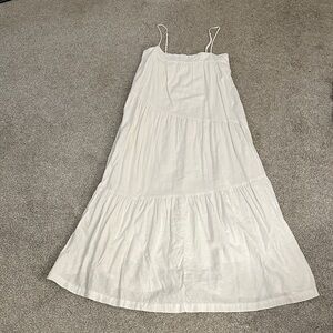 Abercrombie & Fitch Cream Maxi Dress